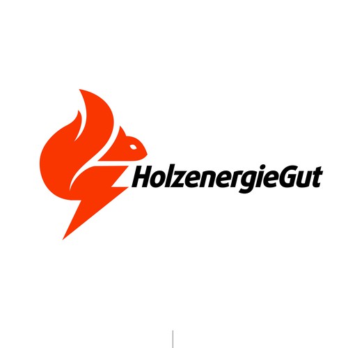 Squirrel logo with the title 'Swiss organic firewood manufacturer'