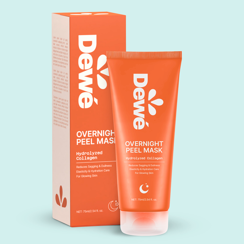 Wellness packaging with the title 'Tube design for a natural and exclusive skincare brand'