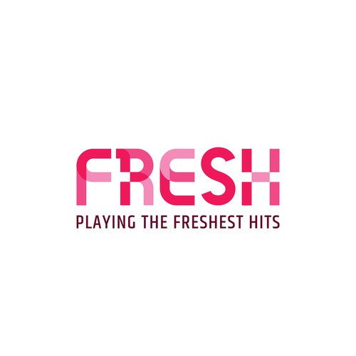 Radio station logo with the title 'Clean and fresh logo for Upcoming radio station'