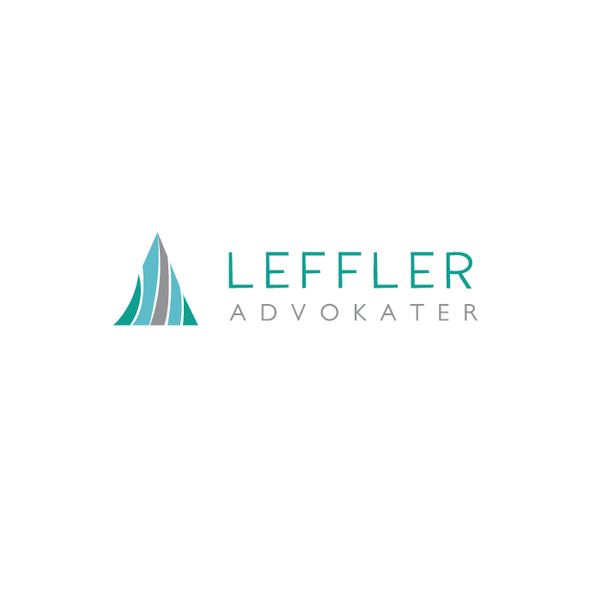 Advocacy logo with the title 'Leffler Advokatbyrå LOGO Contest.'