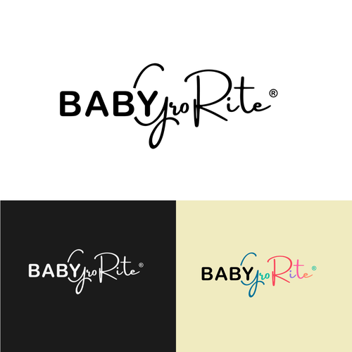 Diaper design with the title 'Logo for Baby Brand'