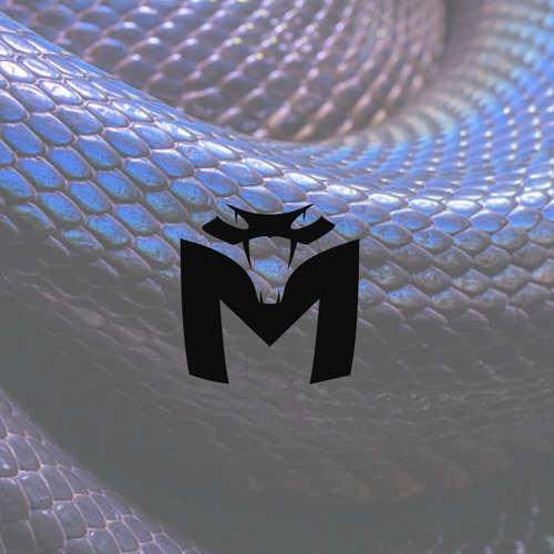 Python design with the title 'Snake Breeder Company Logo'