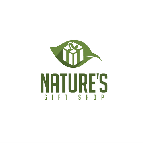 Gift logo with the title 'Natures Gift Shop'