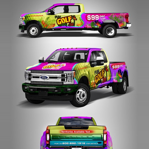 Car graphics design with the title 'Car Wrap Design'