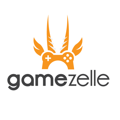 Gazelle logo with the title 'Need logotype for a new social community site called "gamezelle" for (pc) gamers'