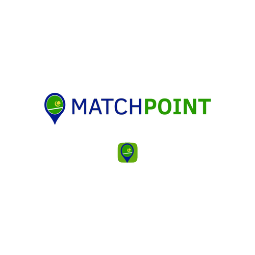 Match design with the title 'MatchPoint Logo/Icon Design Entry'