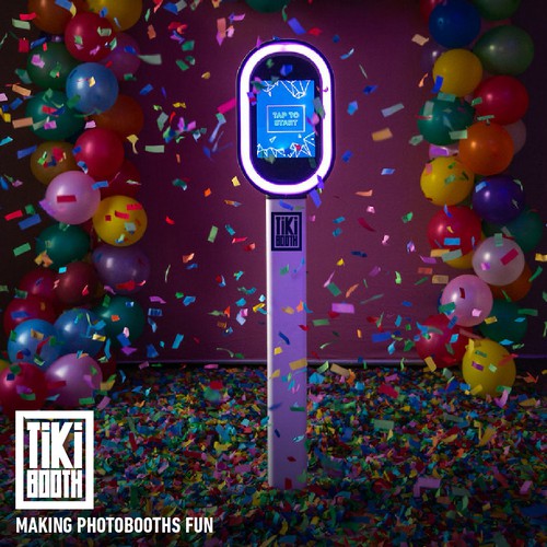 Hawaii logo with the title 'Tiki Booth Logo'