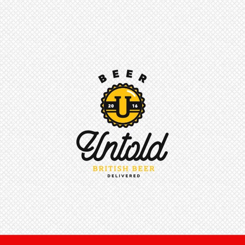 Paper logo with the title 'Logo Entry #2 For Beer Untold'