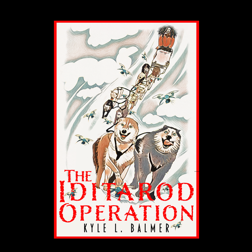 Illustration book cover with the title 'Illustrated book cover '