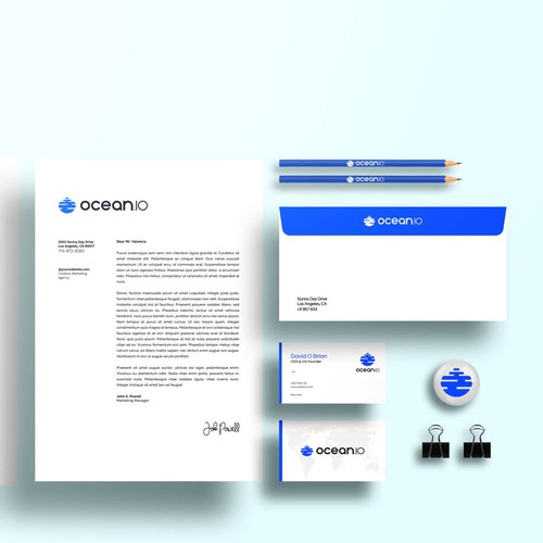 Ocean brand with the title 'ocean.io'