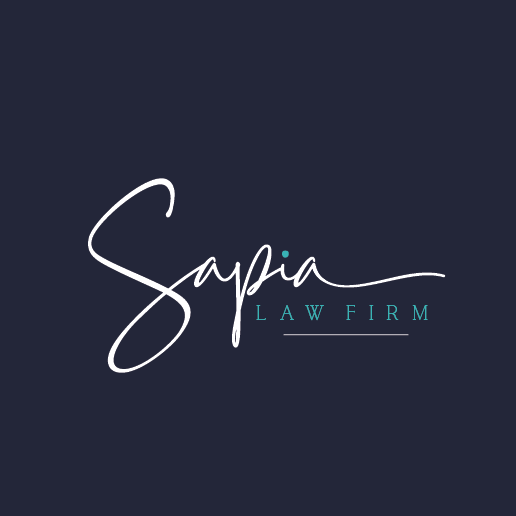 Friendly brand with the title 'sapia law firm'