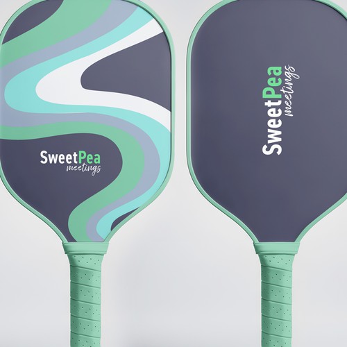 Paddle board design with the title 'Paddleball '