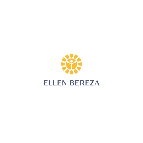 Figure logo with the title 'Concept for Ellen Bereza, an alternative holistic healing practitioner'