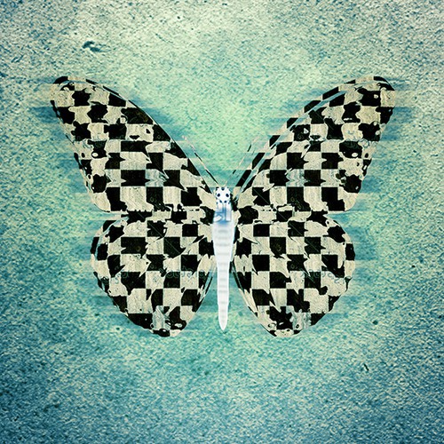 Young adult book cover with the title 'Unique book cover for suspenseful paranormal-romance novel!'