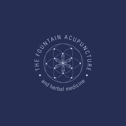 Crystals logo with the title 'Spritiual Acupuncture Clinic'