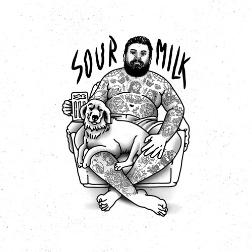 Men's t-shirt with the title 'overweight man enjoying beer'