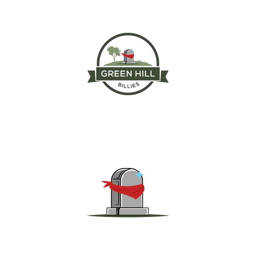 Memorial logo with the title 'Green Hill Billies Logo'