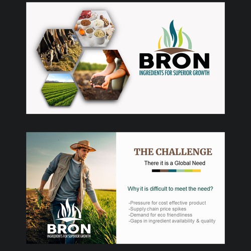 B2B design with the title 'Customer presentation for businesses'