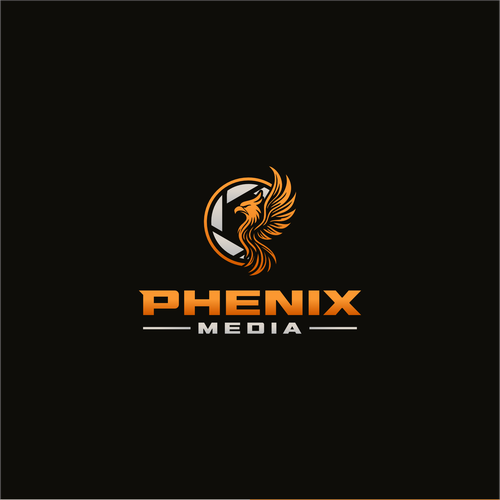 Phoenix logo with the title 'logo for PHENIX MEDIA'