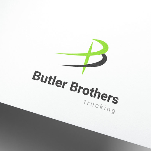 Logistics logo with the title 'Logo With Motion In Mind'