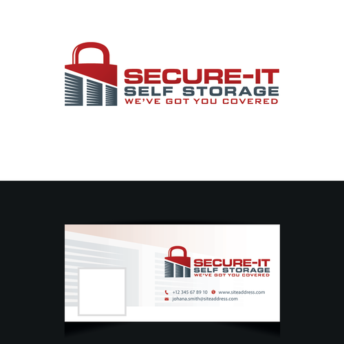 Security brand with the title 'Locker Storage firm'