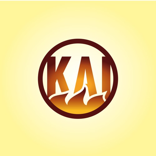 Fire brand with the title 'Kai BBQ logo'