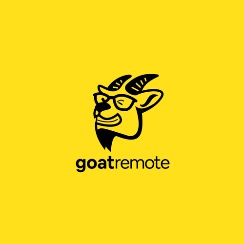 Remote design with the title 'GOAT REMOTE logo'
