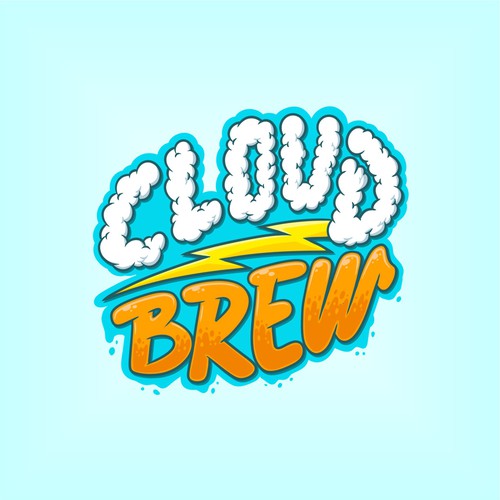 Type design with the title 'Cloud Brew'