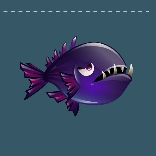 Shadow design with the title 'Character design - illustration'