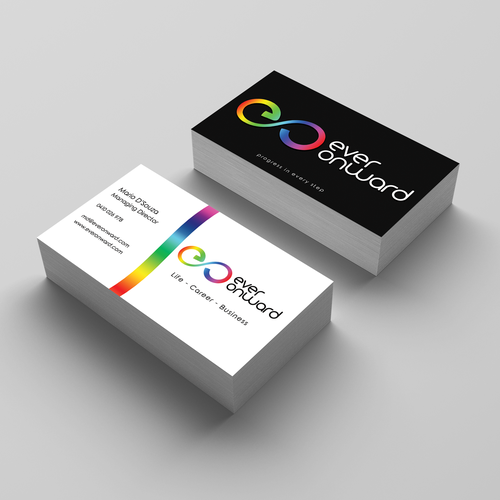Spectrum design with the title 'Business card concept'