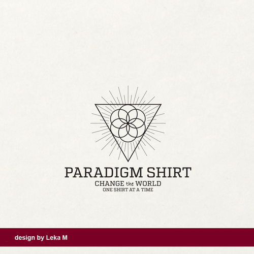 Shirt logo with the title 'Paradigm Shirt'