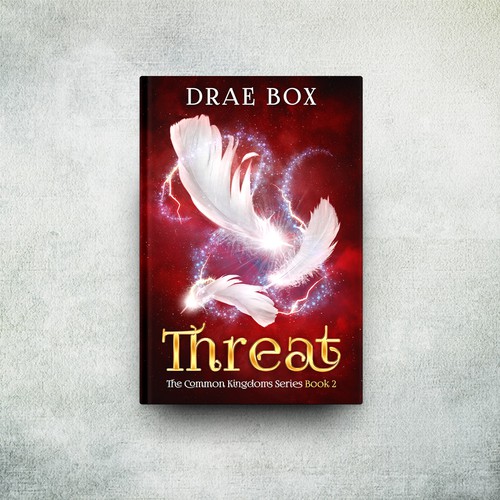 Red book cover with the title 'Threat Book Cover'