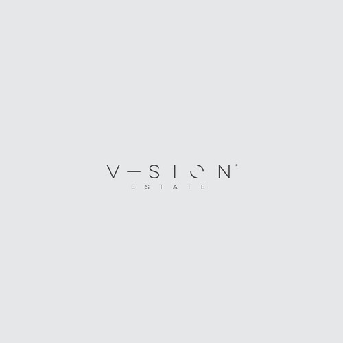 Property management logo with the title 'Logo for Vision Estate'