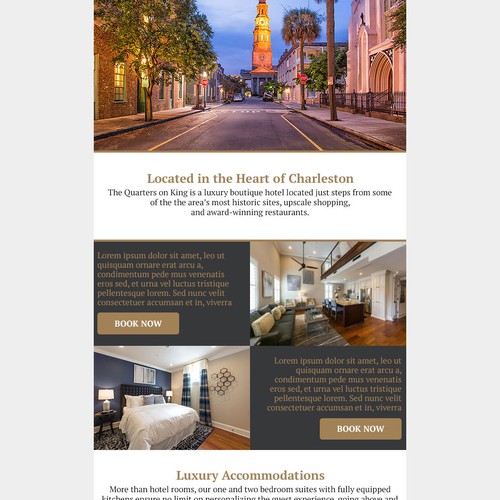 Newsletter design with the title 'HTML email template, newsletter'
