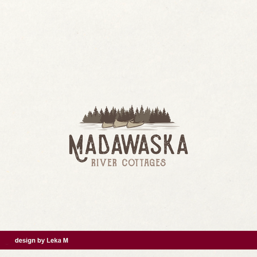 Canoe design with the title 'Madawaska'