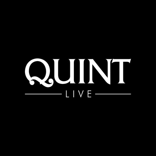 Music logo with the title 'Quint Live'