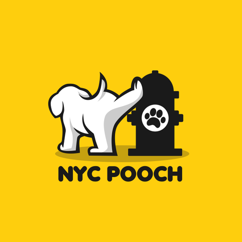 Fun logo with the title 'New York Pooch'