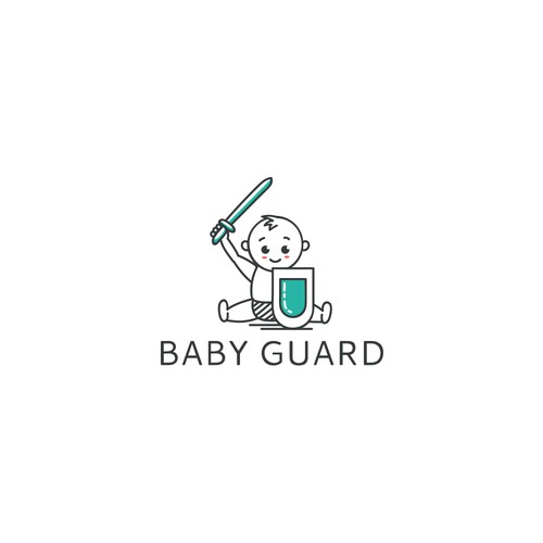Pencil design with the title 'Baby Guard'