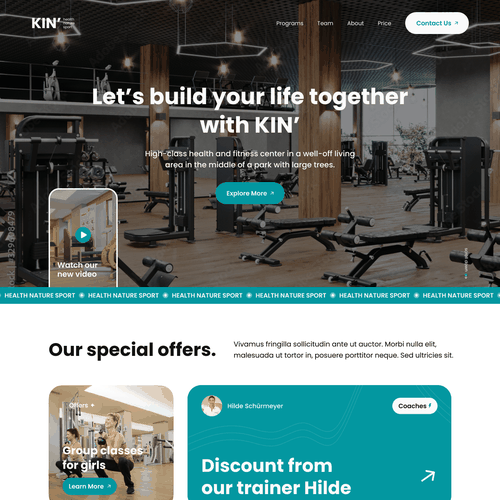 Gym websites 29 Best Gym Web Design Ideas 2024 99designs