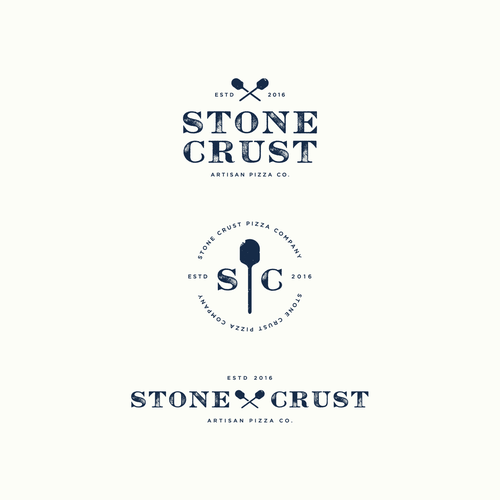 Classy logo with the title 'Stone Crust '