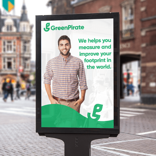 Environmental brand with the title 'GreenPirate'