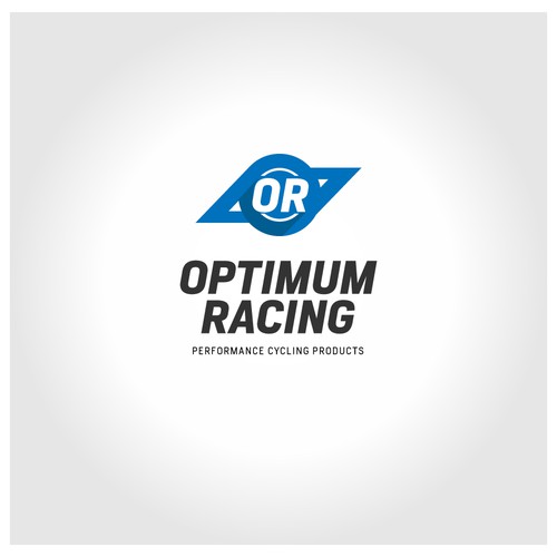 Biker logo with the title 'Optimum Racing'