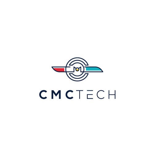 Quadcopter logo with the title 'CMC TECH'