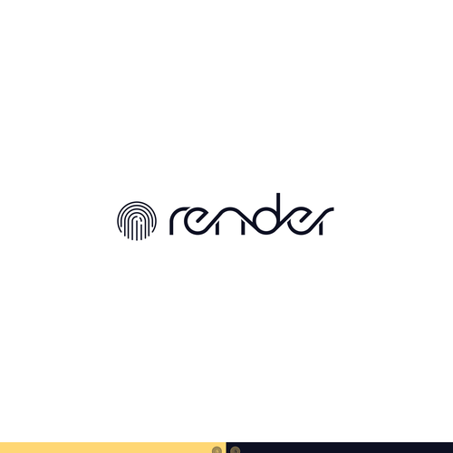 Black and yellow logo with the title 'Render'