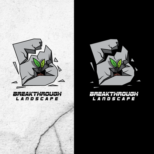 Design with the title 'Futuristic construction logo'