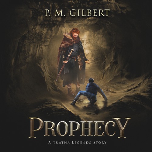 Celtic design with the title ''Prophecy' portfolio sample'