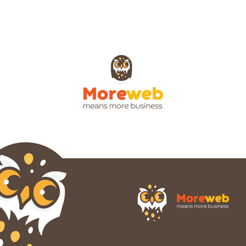 Playful brand with the title 'Web Owl'