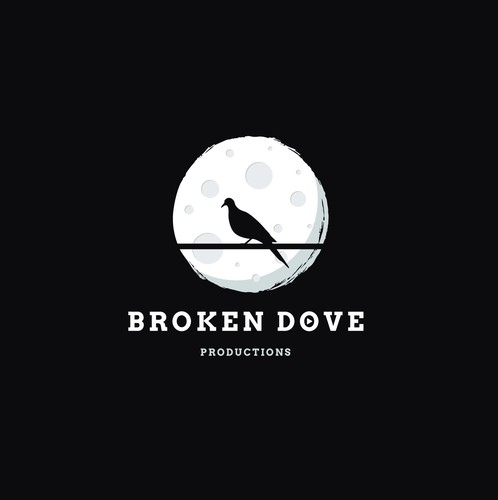 Dove design with the title 'Bold logo design for production company '