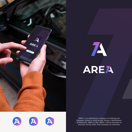 One design with the title 'Area 1'