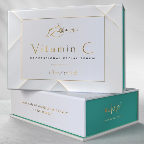 Aesthetic packaging with the title 'Aulelei Packaging Design'